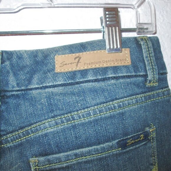 NWT Seven7 BOOTCUT Jeans Size 6 STRETCH Mid Rise DENIM Pockets WESTERN 31x32 - Picture 7 of 10